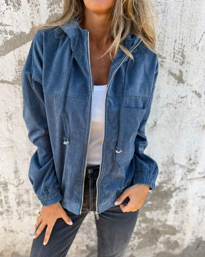 ELIA | CHAQUETA DE PANA CON CAPUCHA