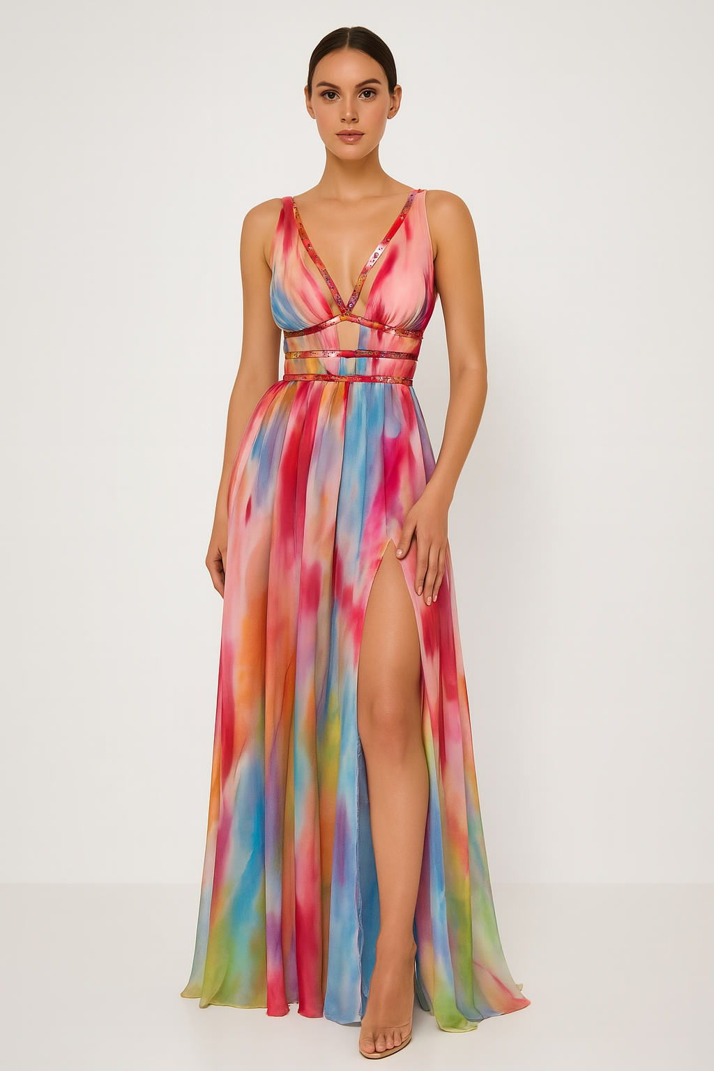 SENNA | VESTIDO CON ESTAMPADO COLORIDO