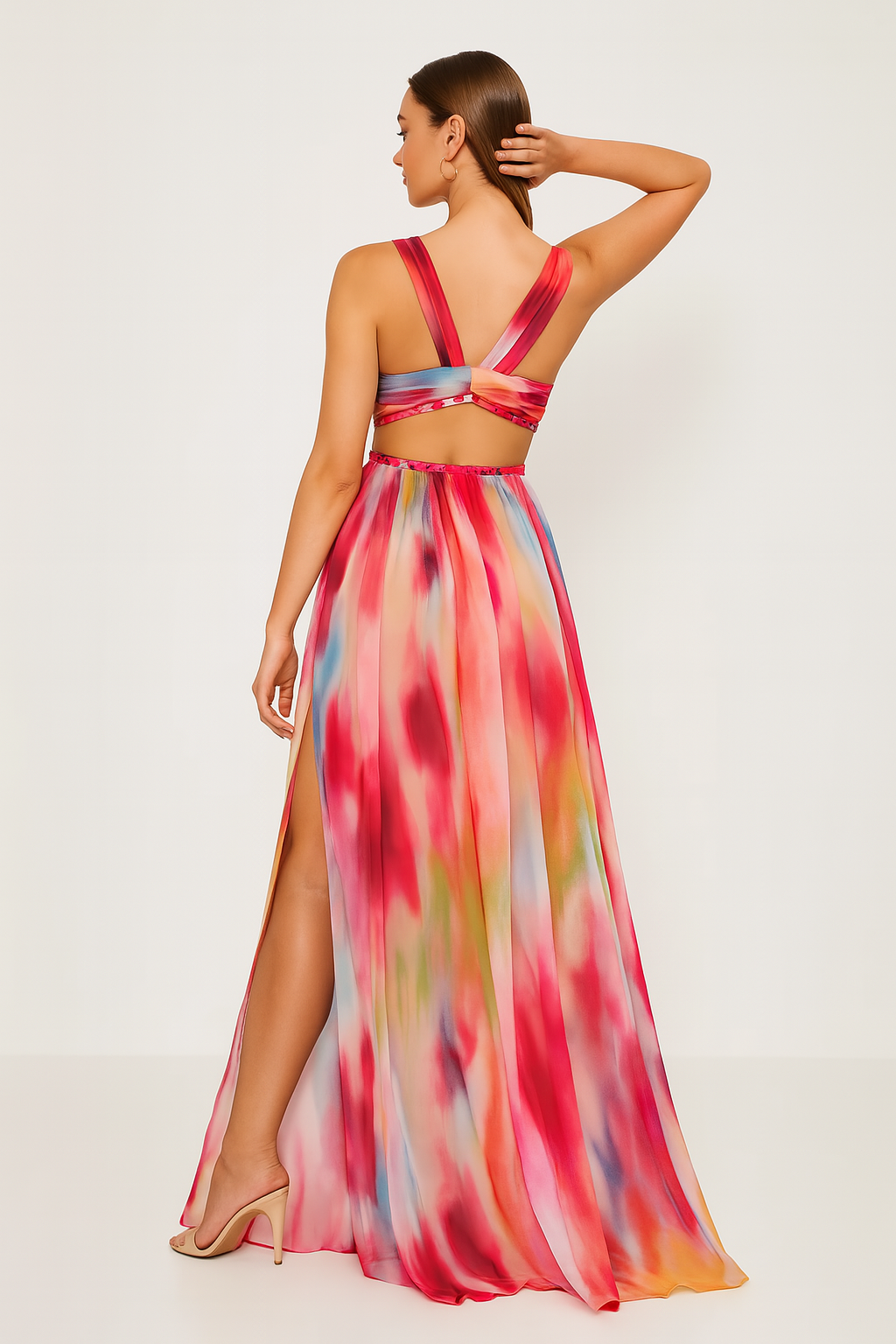 SENNA | VESTIDO CON ESTAMPADO COLORIDO