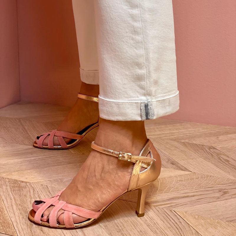 ROSEA | SANDALIAS DE TACÓN DE AGUJA CON PUNTA ABIERTA
