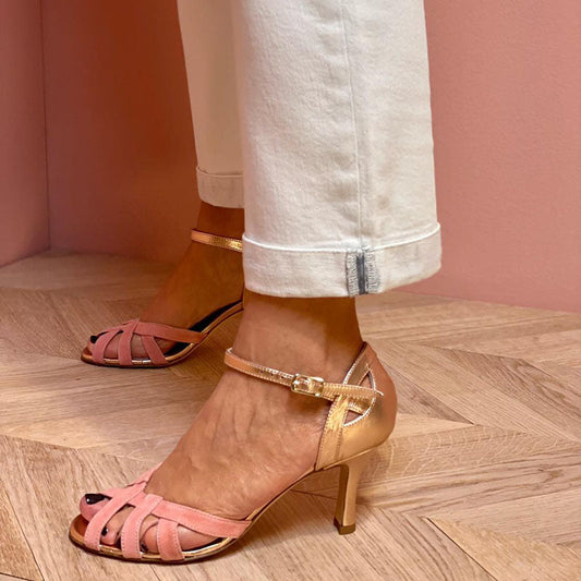 ROSEA | SANDALIAS DE TACÓN DE AGUJA CON PUNTA ABIERTA